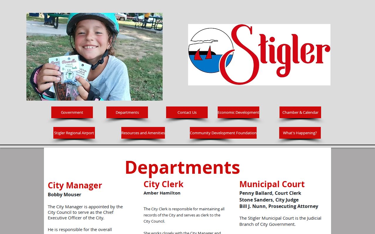 Stigler official police and municipal court information